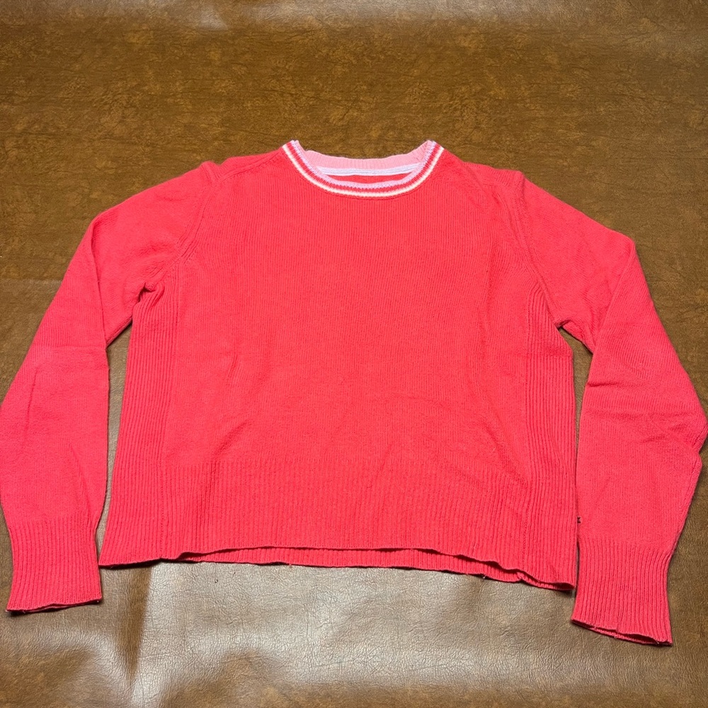 Tommy Hilfiger Hot Pink Wool/Angora Sweater Women's Size Petite L